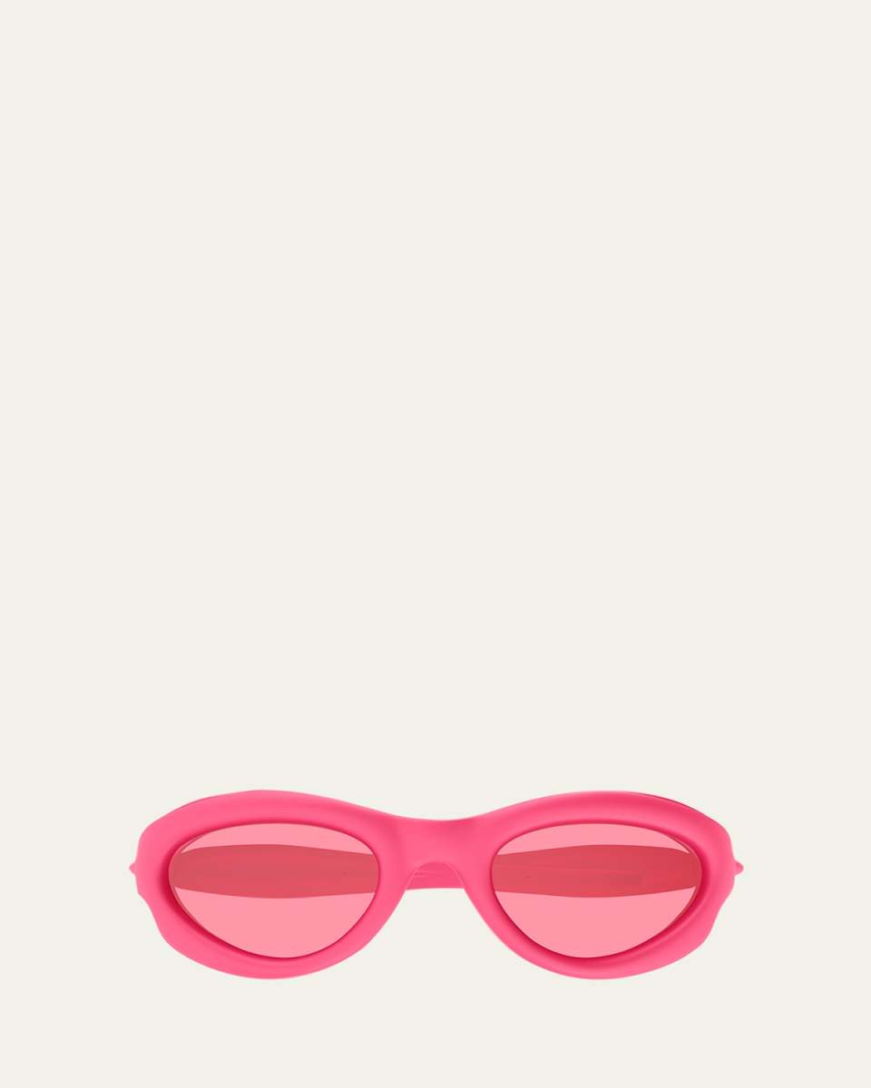Oval Injection Plastic Sunglasses